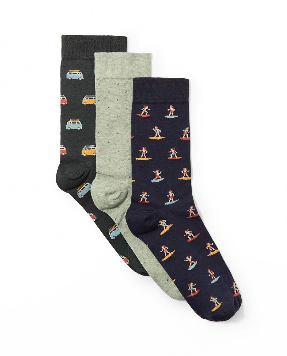 Imagem 0 de Pack de 3 Pares de Meias