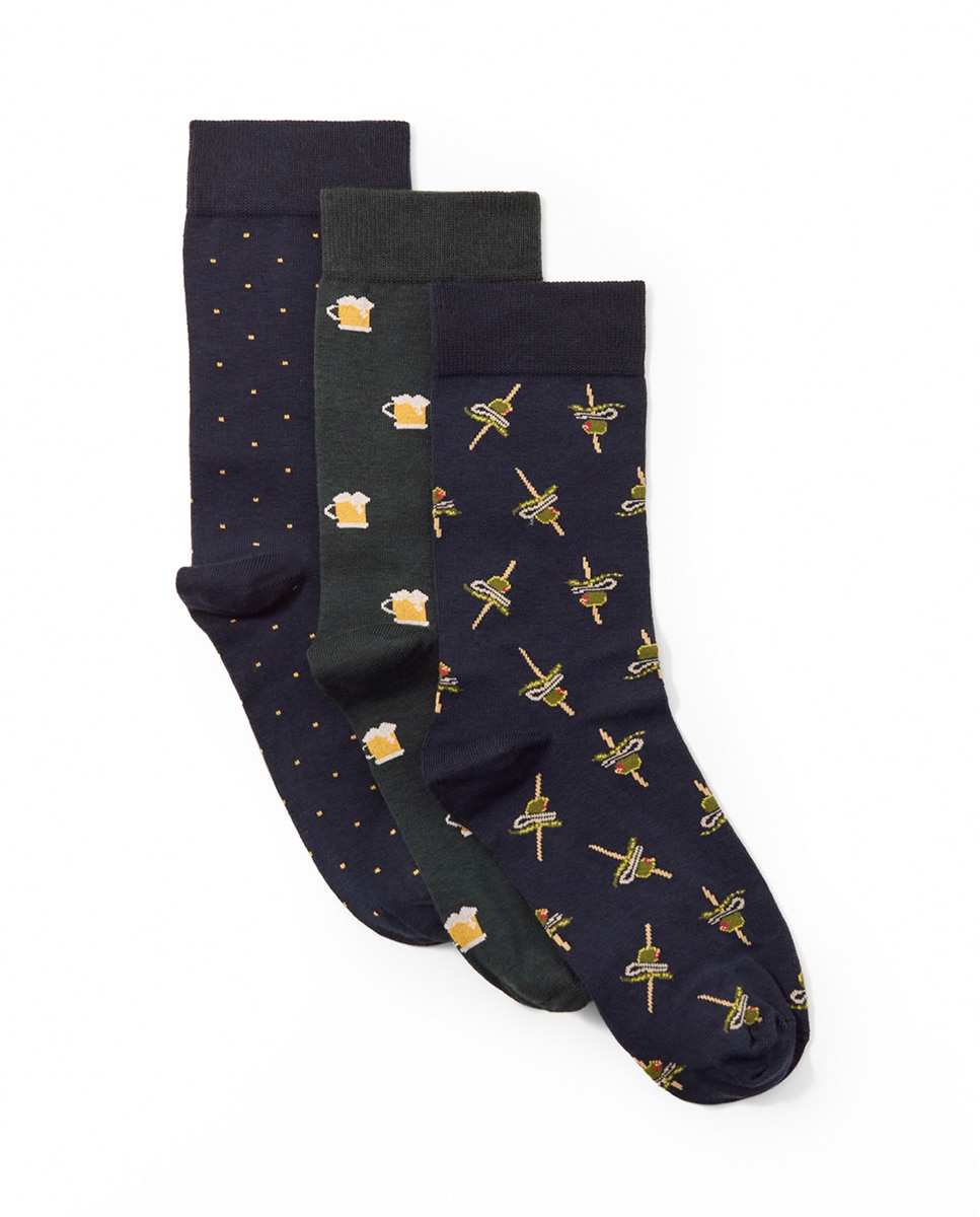 Imagem 0 de Pack de 3 Pares de Meias