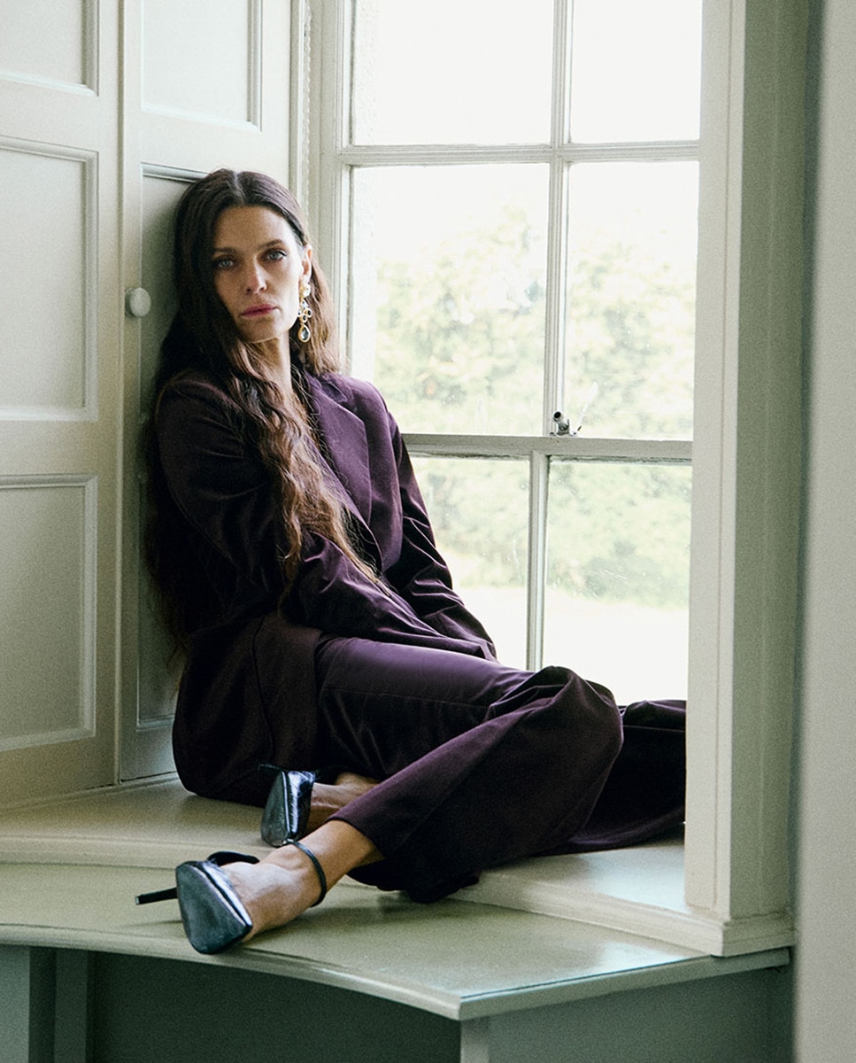 Casaco de Fato em Bélbute Ameixa-1