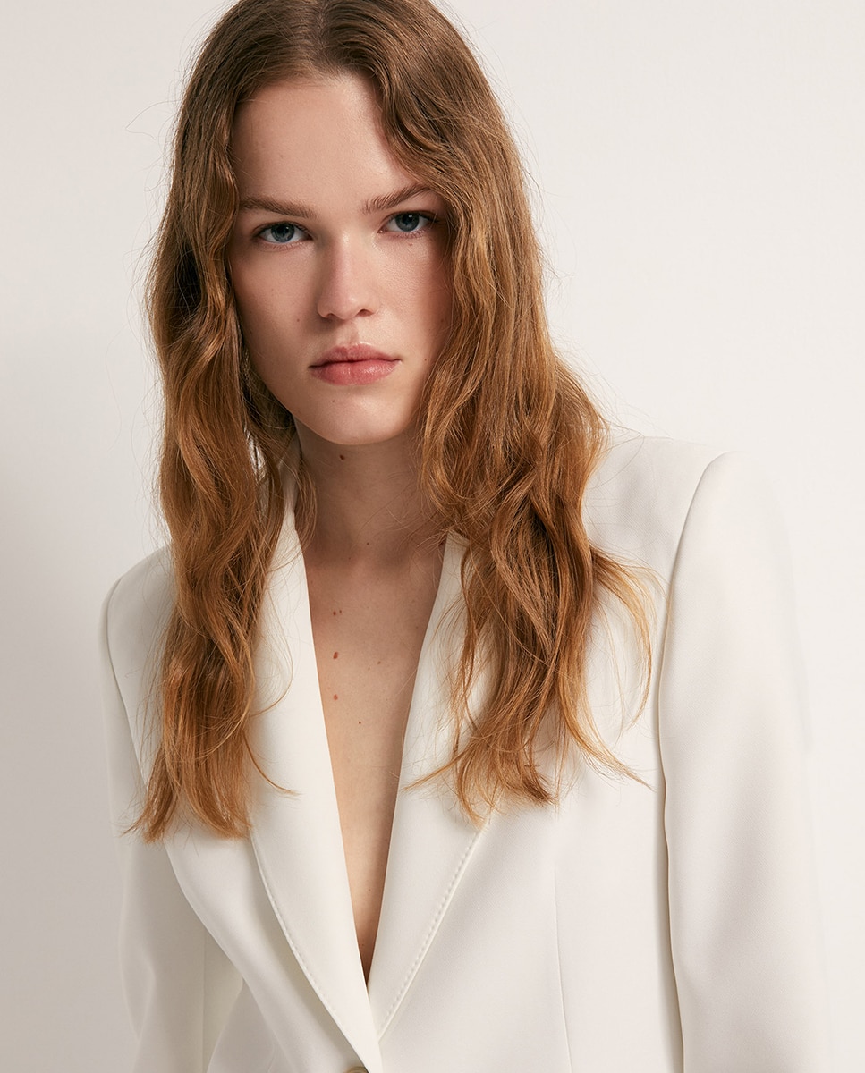 Casaco com Botões Branco-3