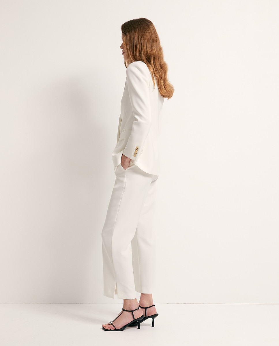 Casaco com Botões Branco-4