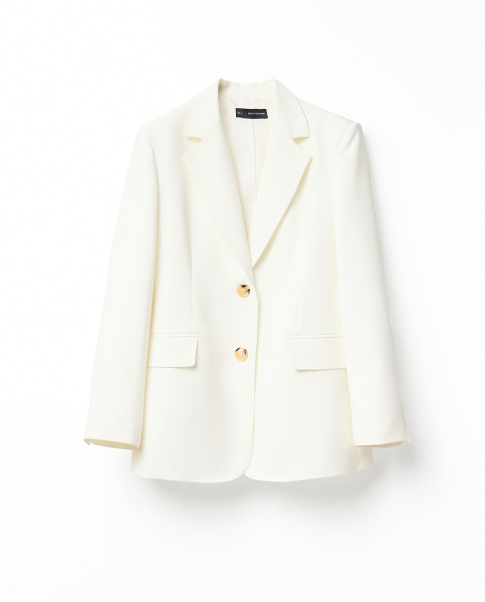 Casaco com Botões Branco-6