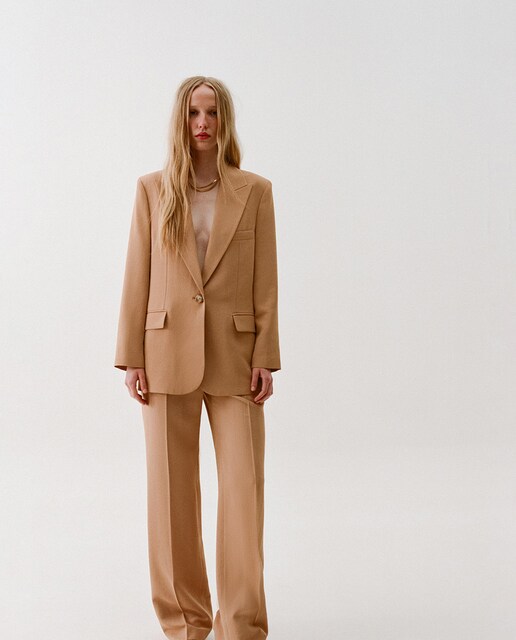 Imagen 0 de Chaqueta traje camel