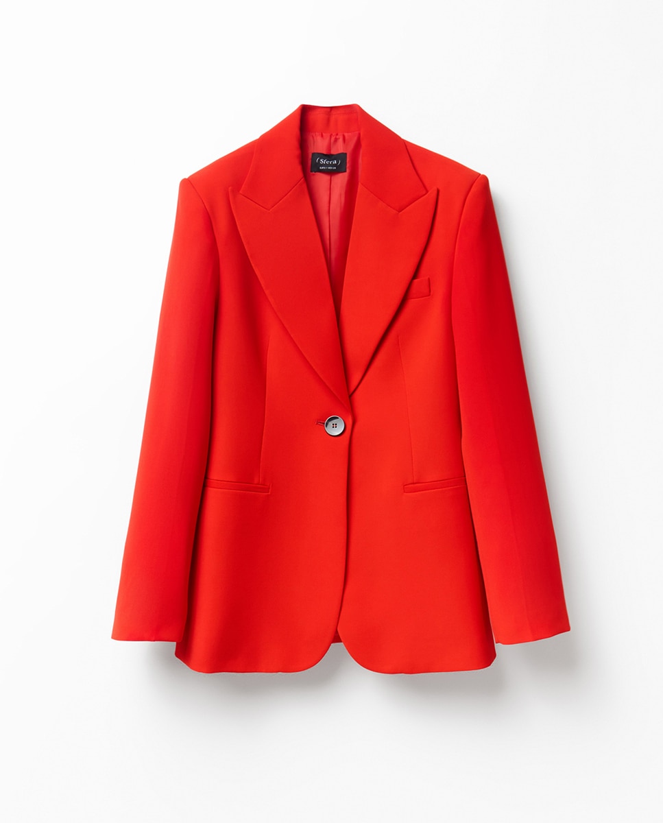 Imagem 0 de Casaco de Fato - Vermelho