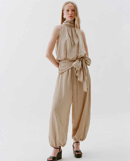 Imagen 0 de Pantalon bombacho drapeado