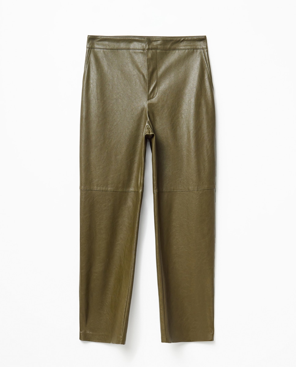 Pantalón chino efecto piel - Sfera - Multicolor Multicolor-6