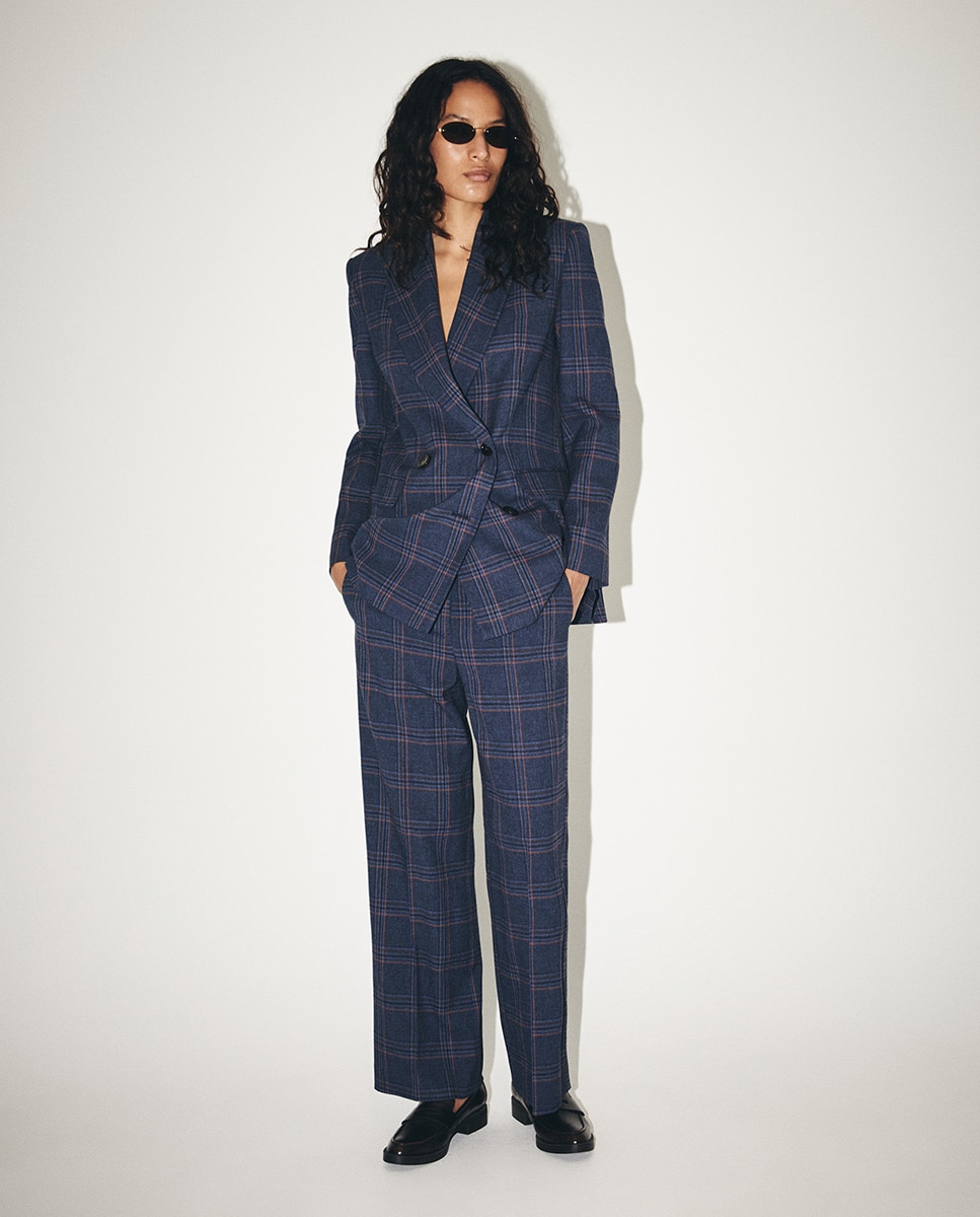 Imagen 0 de Pantalón traje cuadros