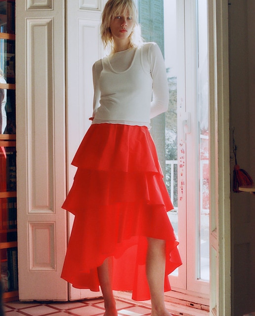 Imagen 0 de Falda volantes