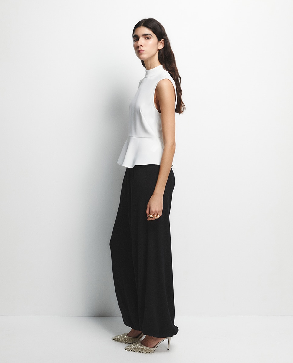 Top peplum Branco-4