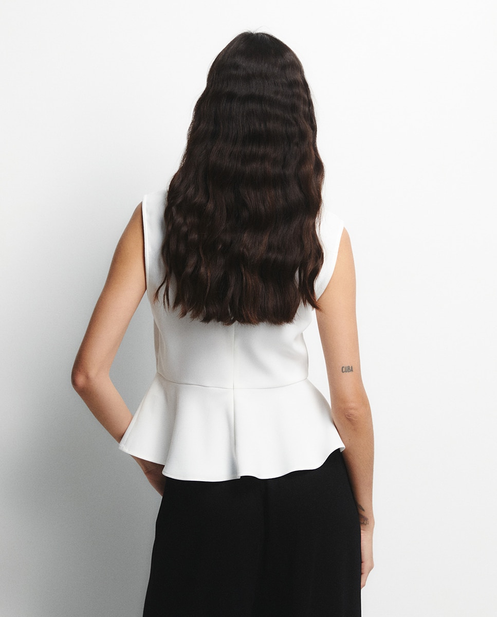 Top peplum Branco-5