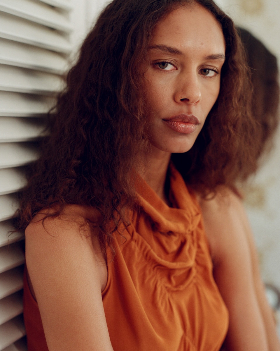 Top halter Laranja-3
