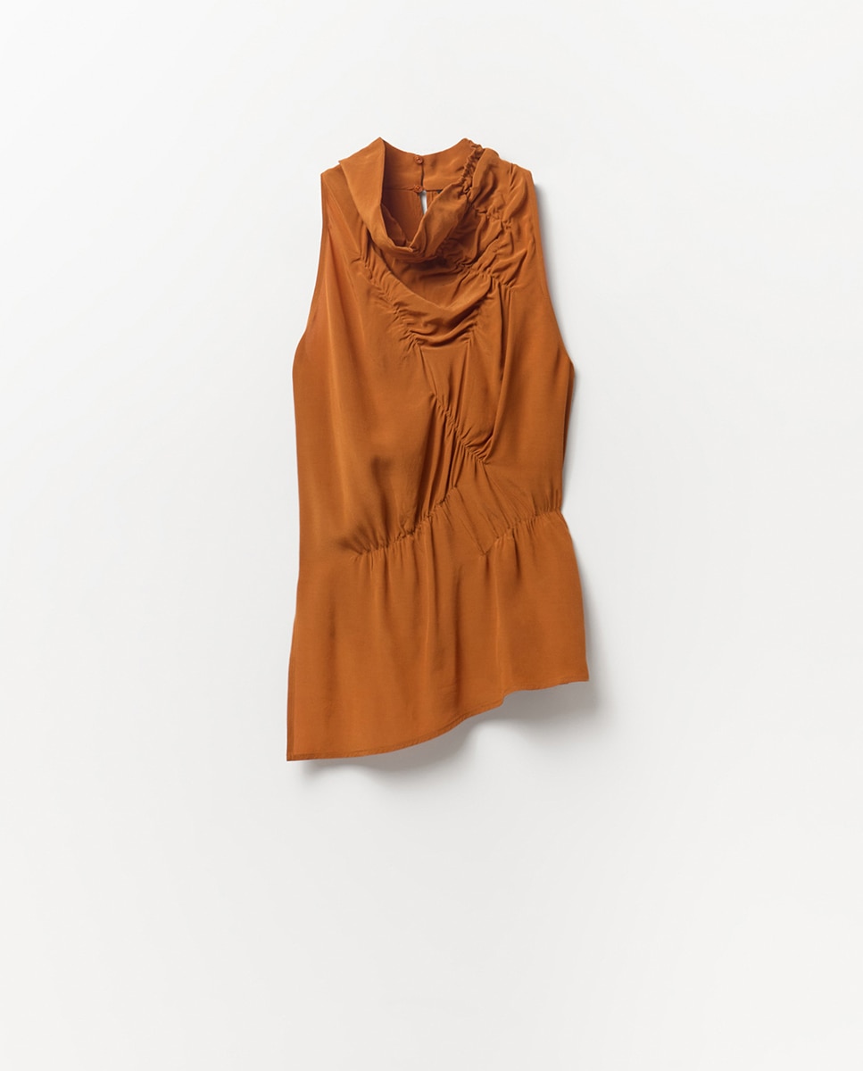 Top halter Laranja-4