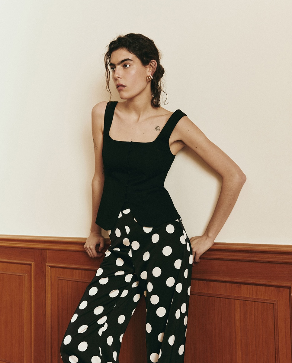 Imagem 0 de Blusa de Alças com Franzido