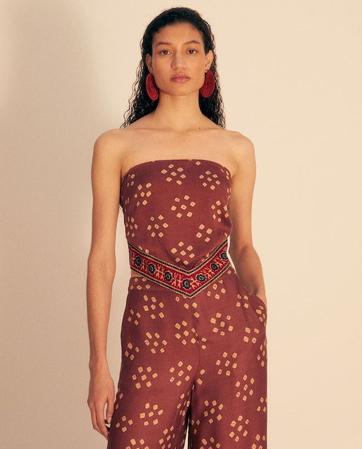 Imagen 0 de Top pañuelo estampado