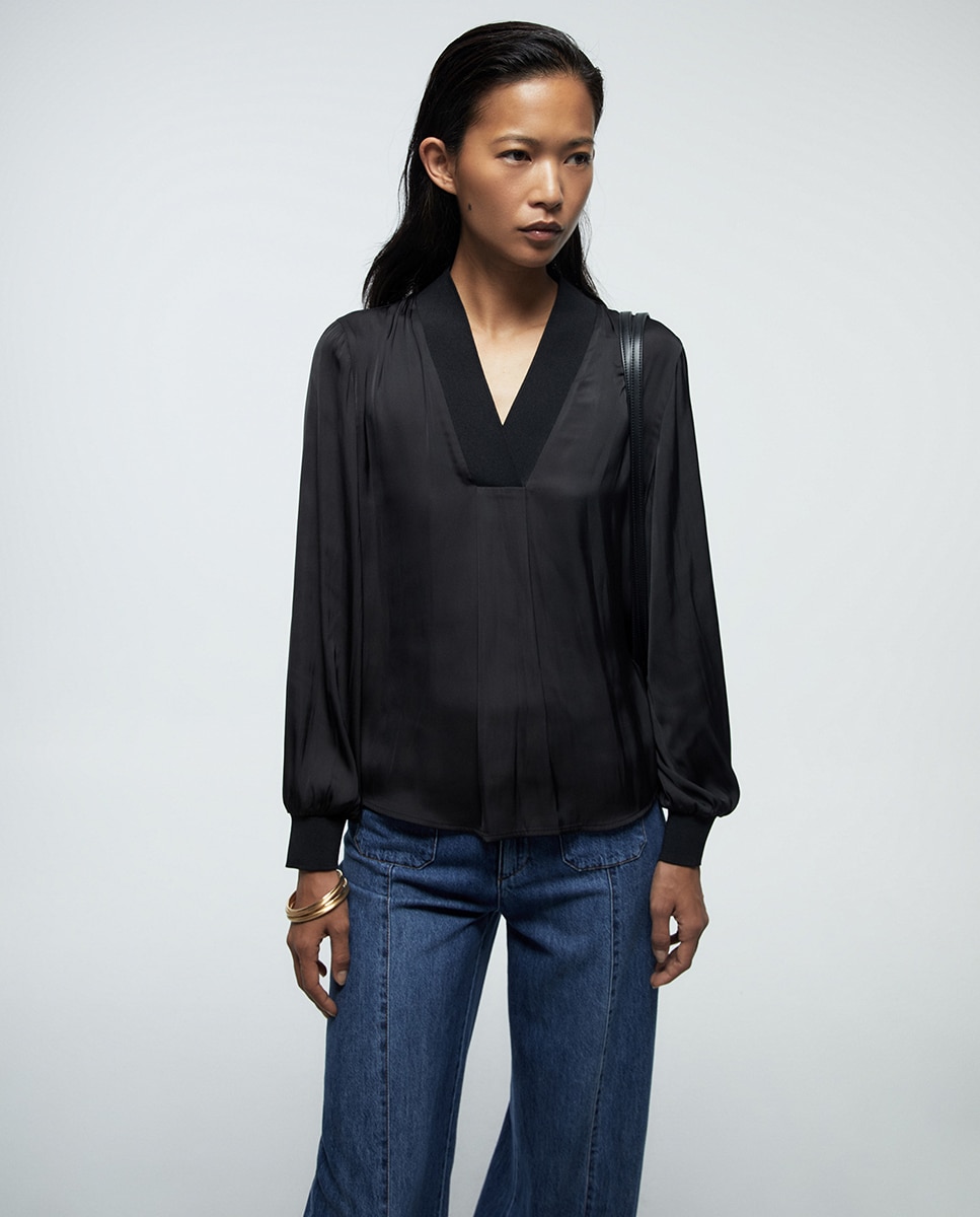 Top de Manga em Balão Preto-6