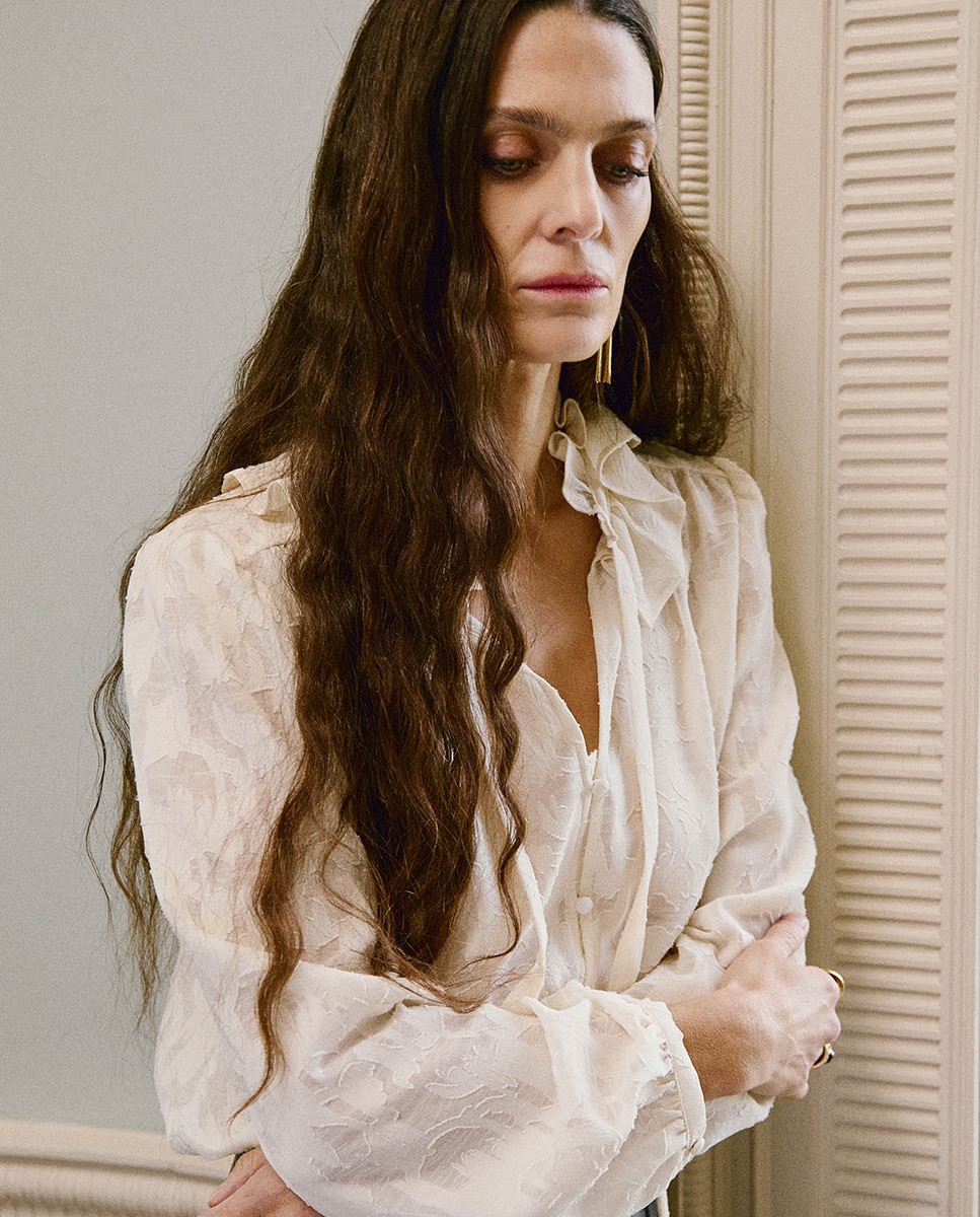 Blusa Jacquard Cru-1