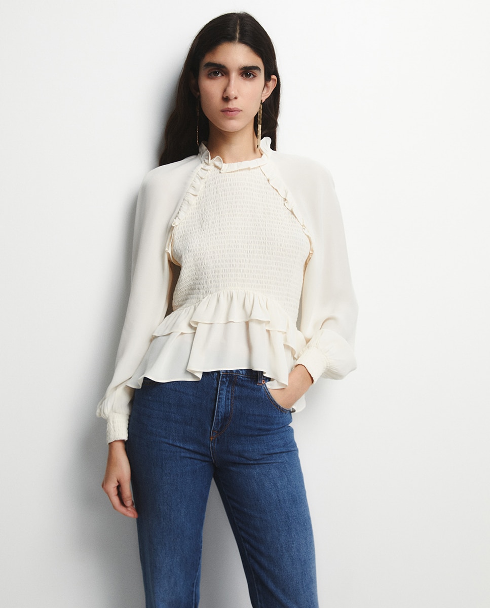 Blusa Fluida Cru-1