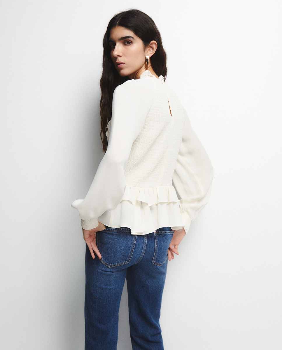 Blusa Fluida Cru-5