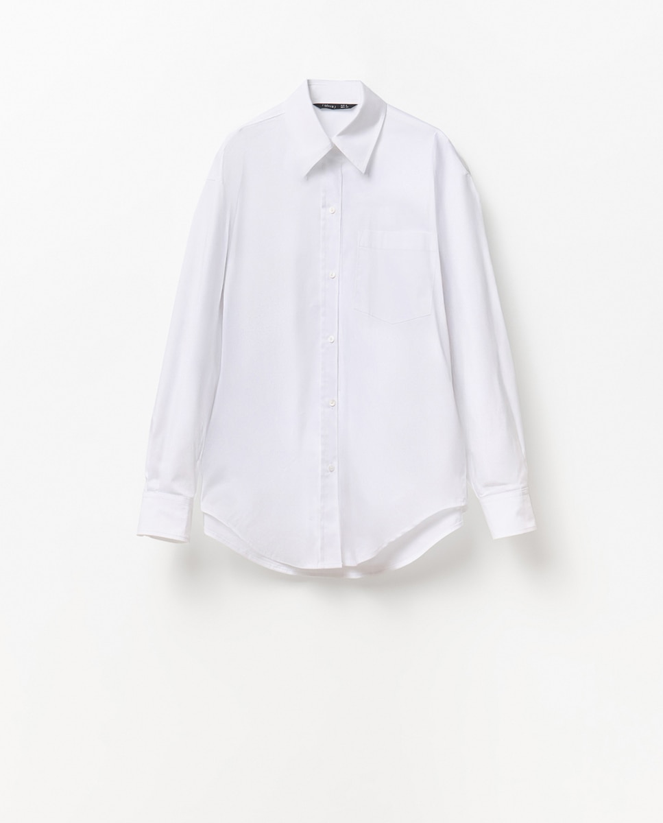Camisa de Popelina Branco-6