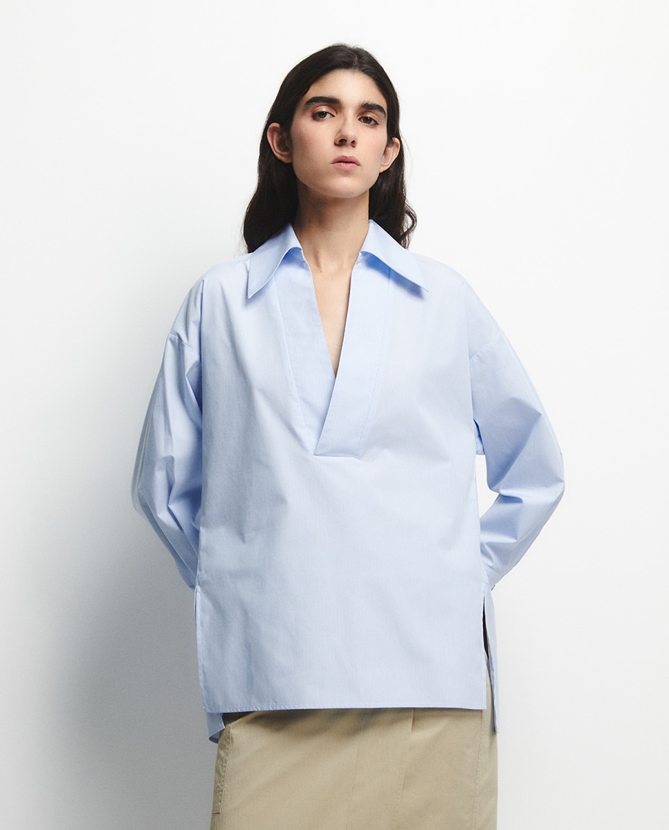 Sfera - Camisa polera rayas.