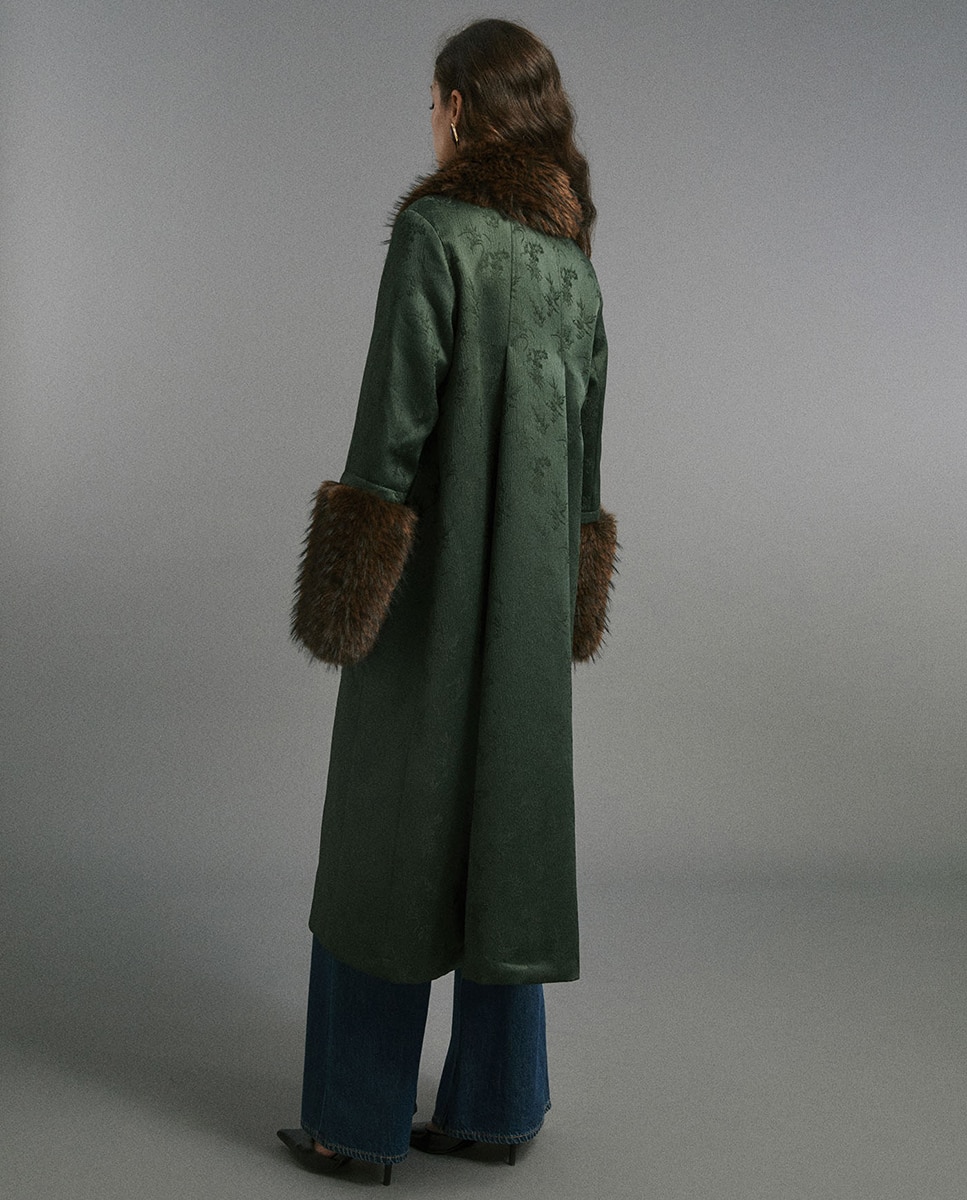 Parka em Pelo 530 Verde Escuro-5