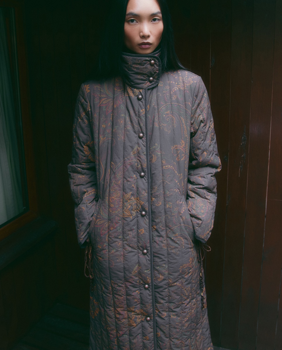Imagen 0 de Parka acolchada estampada