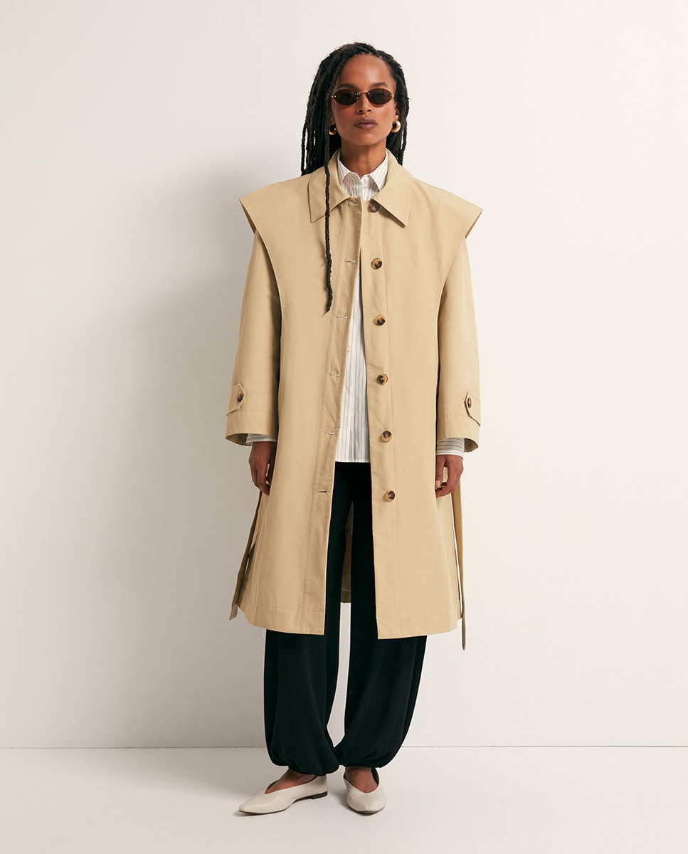 Canadiana com Cinto Bege-2