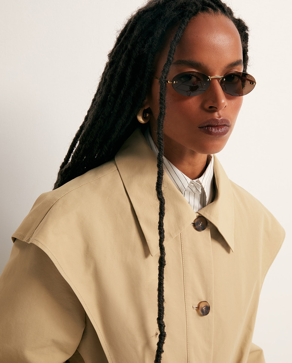 Canadiana com Cinto Bege-4