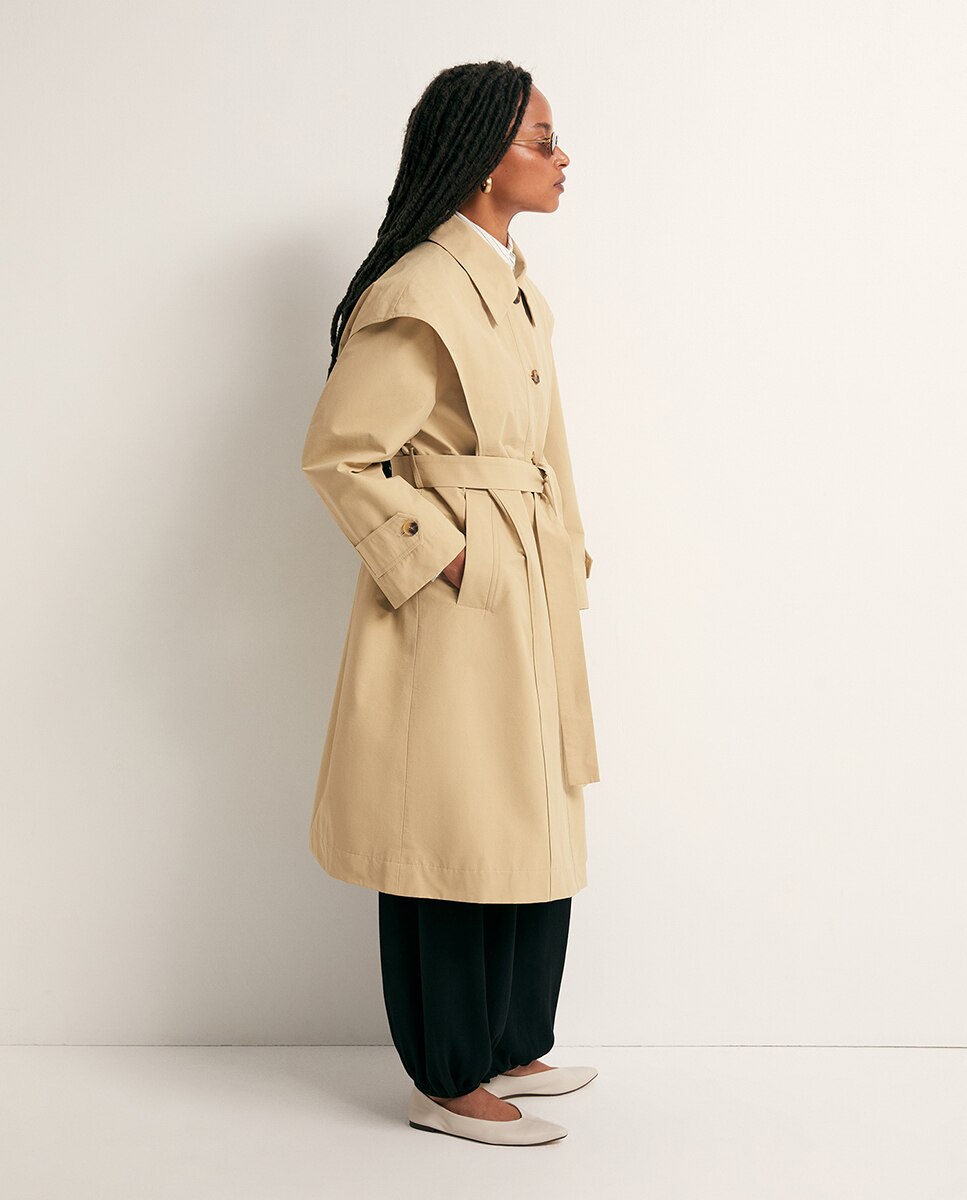 Canadiana com Cinto Bege-5