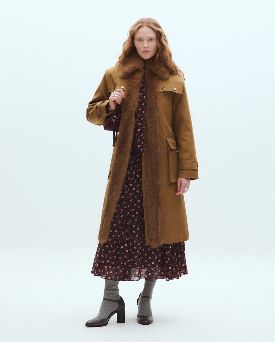 Parka pelo - Sfera - 520 Kaki 520 Kaki-2