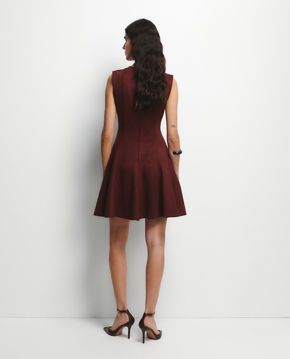 Vestido mini Bordeaux-4