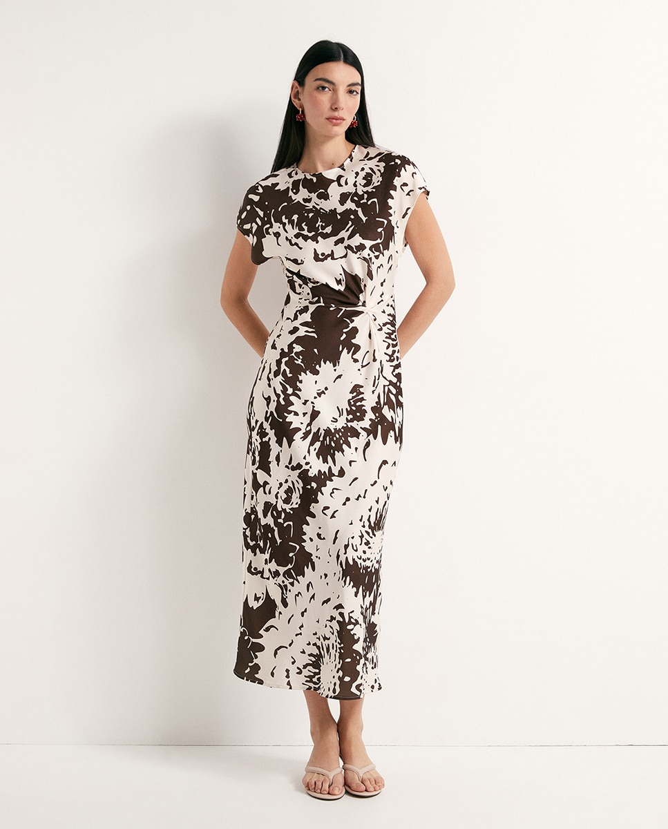 Sfera - Vestido satinado.