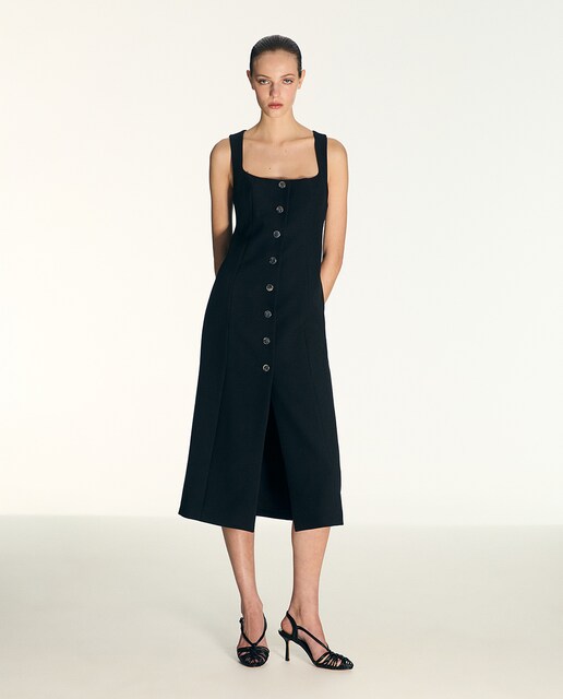 Imagem 0 de Vestido Midi com Botões