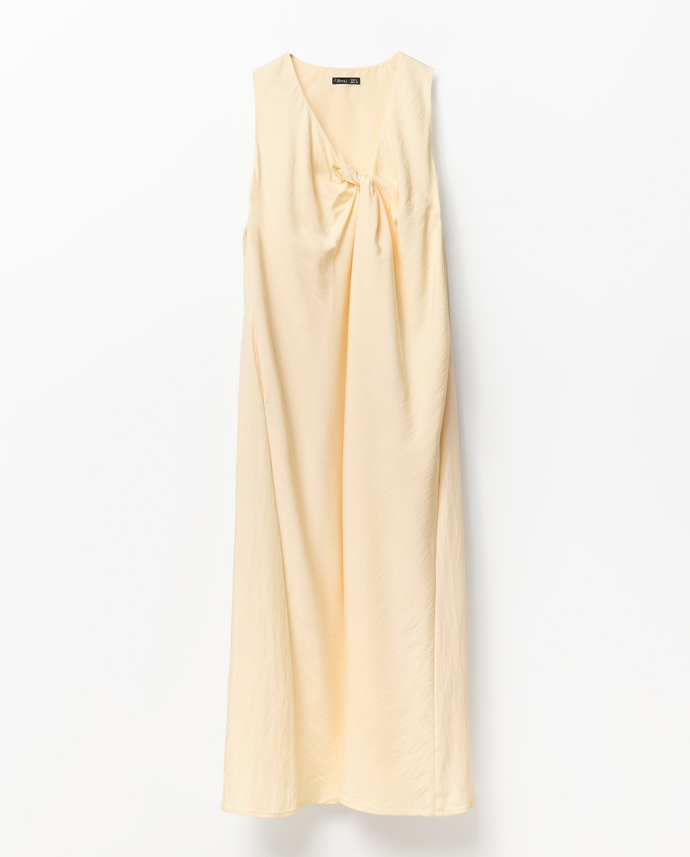 Vestido sem mangas Cru-5