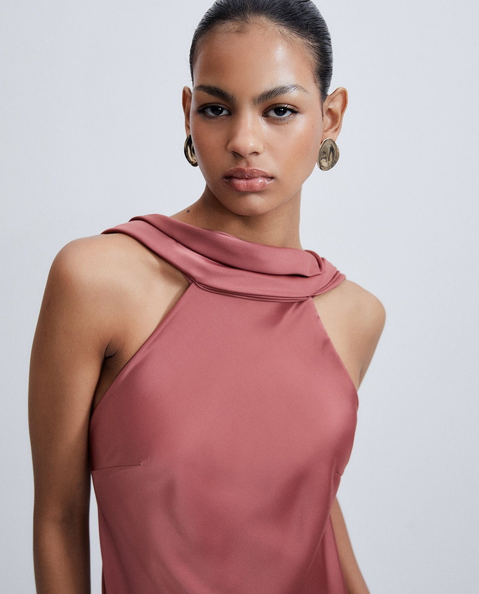 Vestido de Costas Cruzadas Bordeaux-3