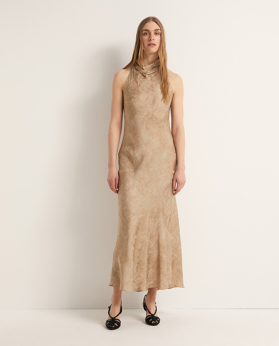 Sfera - Vestido jaquard.