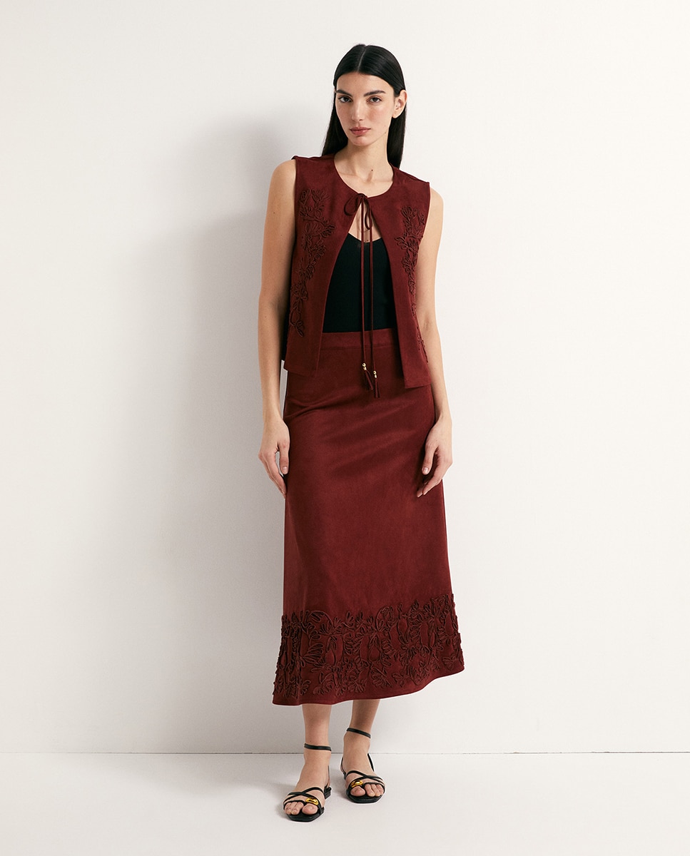 Imagem 0 de Colete de Camurcina com Bordado