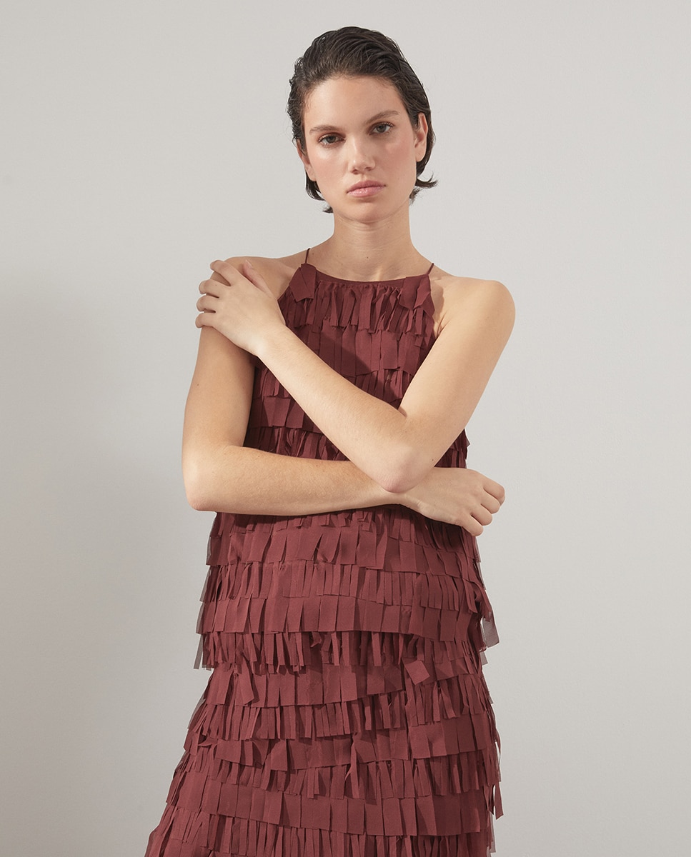 Imagem 0 de Top com franjas