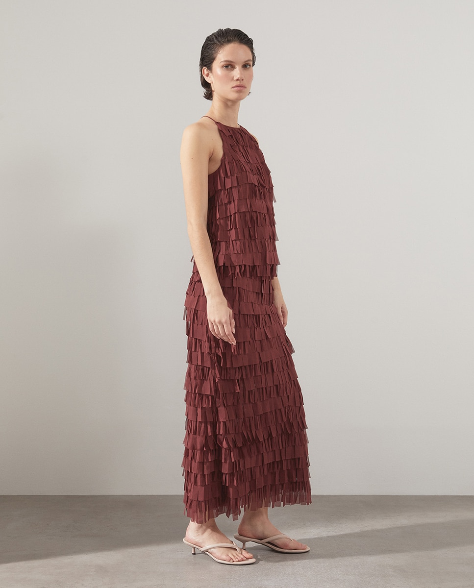 Top com franjas Bordeaux-3