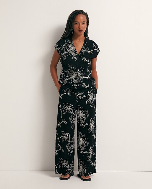 Imagen 0 de Pantalón lino puff