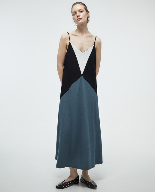 Imagem 0 de Vestido Bloco de Linho