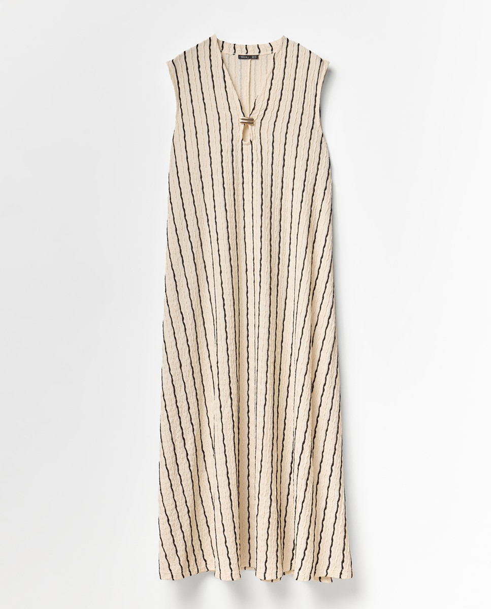 Vestido com Estrutura e Peça Branco-marfim-6