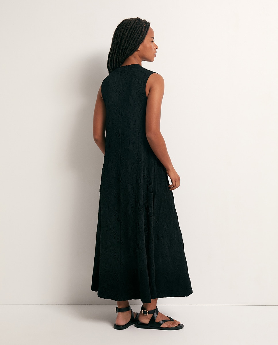Vestido com Estrutura e Peça Preto-5
