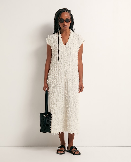 Imagen 0 de Vestido estructura flecos