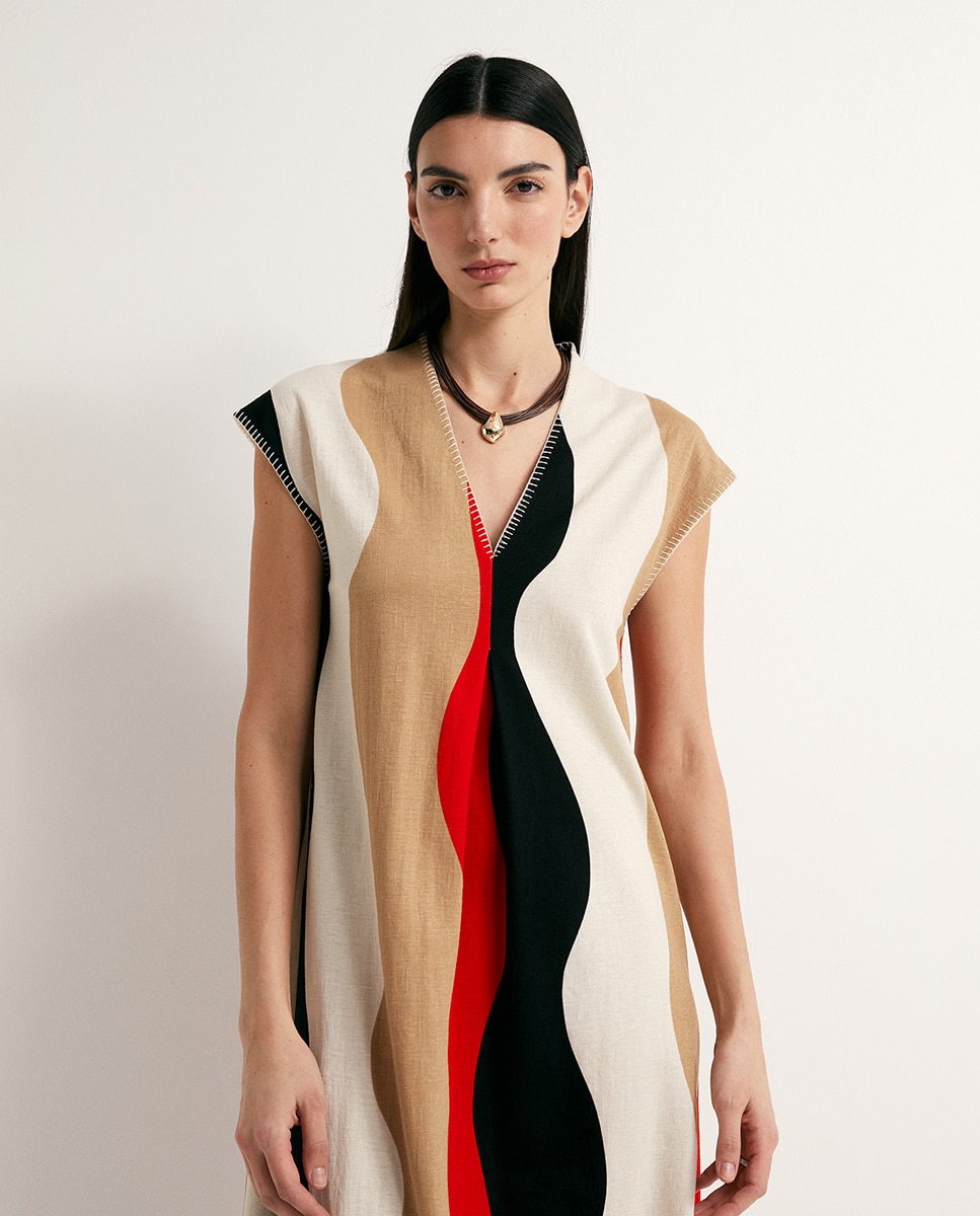 Vestido de Linho Preto-2
