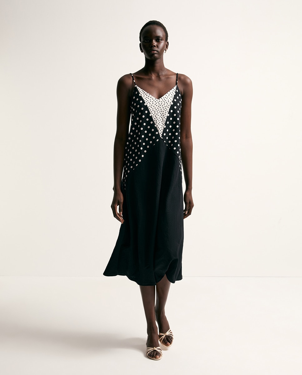 Imagem 0 de Vestido com Color Block