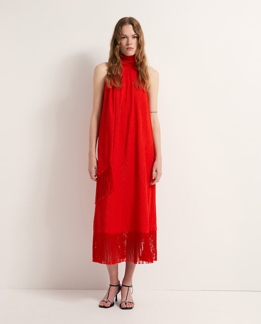 Imagen 0 de Vestido flecos
