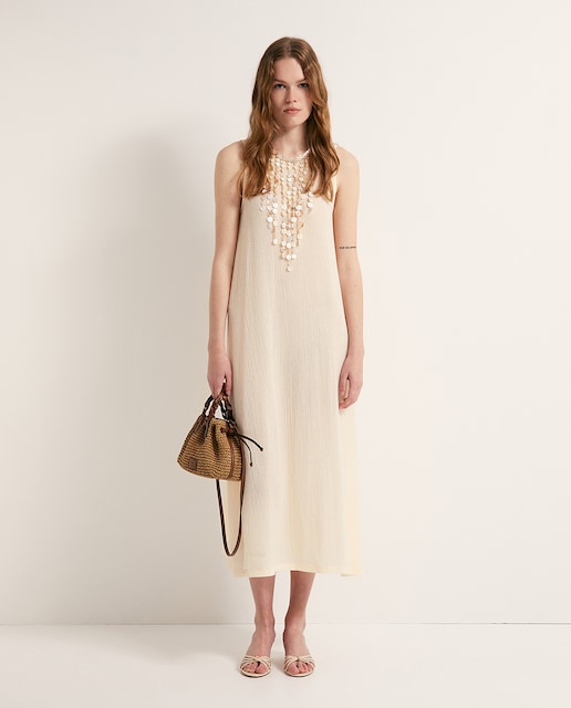 Imagen 0 de Vestido collar nácar