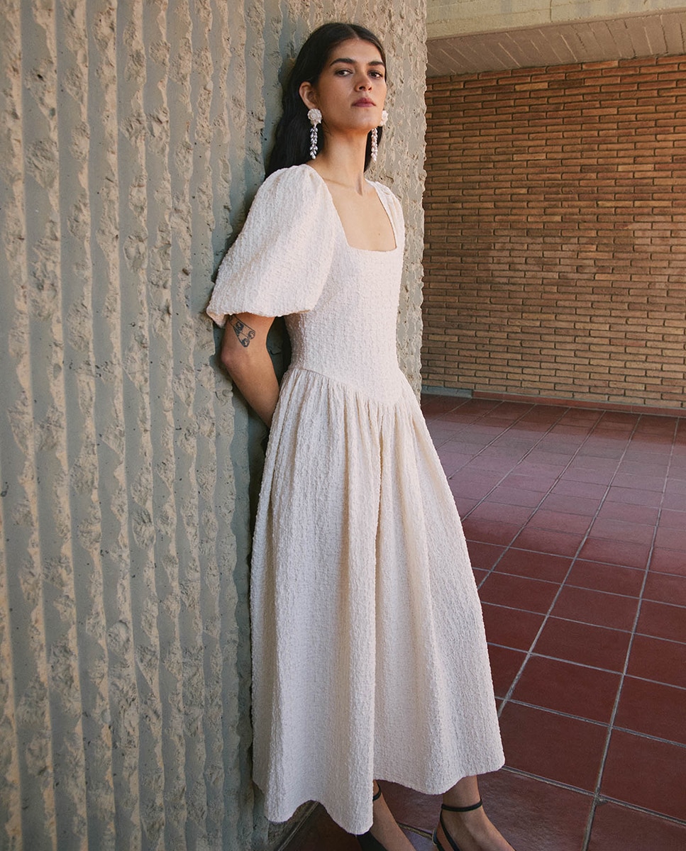 Imagem 0 de Vestido com Efeito Enrugado
