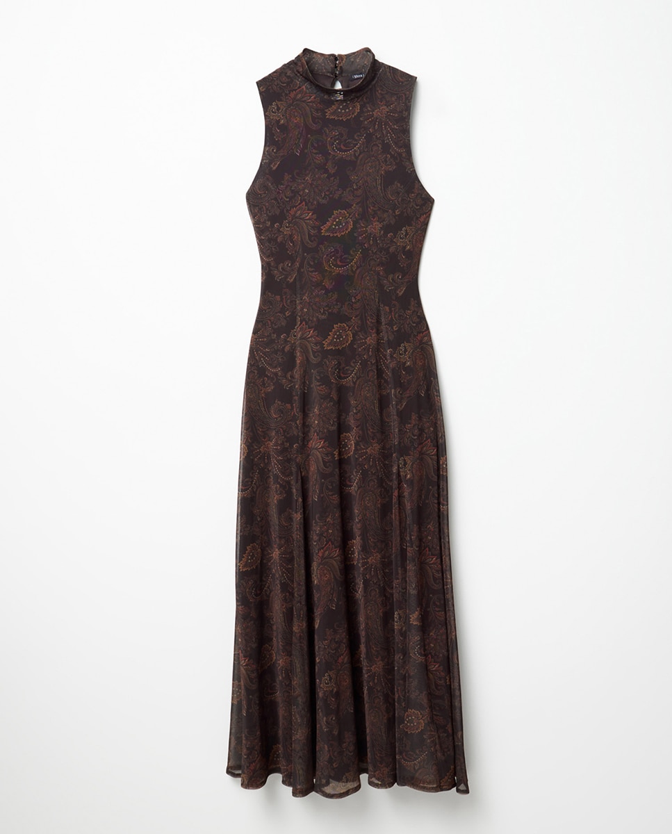 Imagem 0 de Vestido de Tule com Paisley